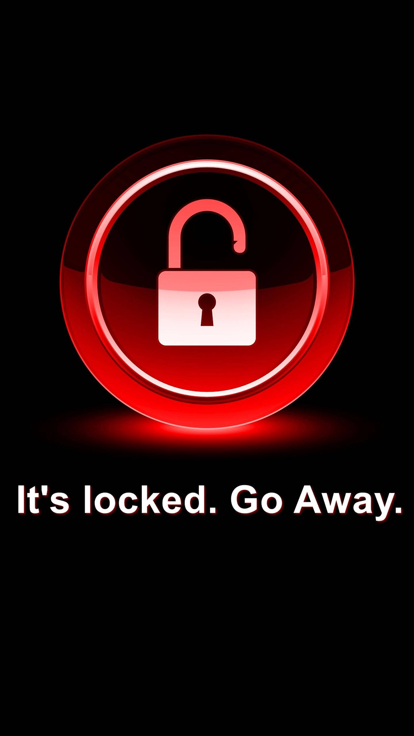 Lock Screen na Unlocked Padlock Icon Wallpaper