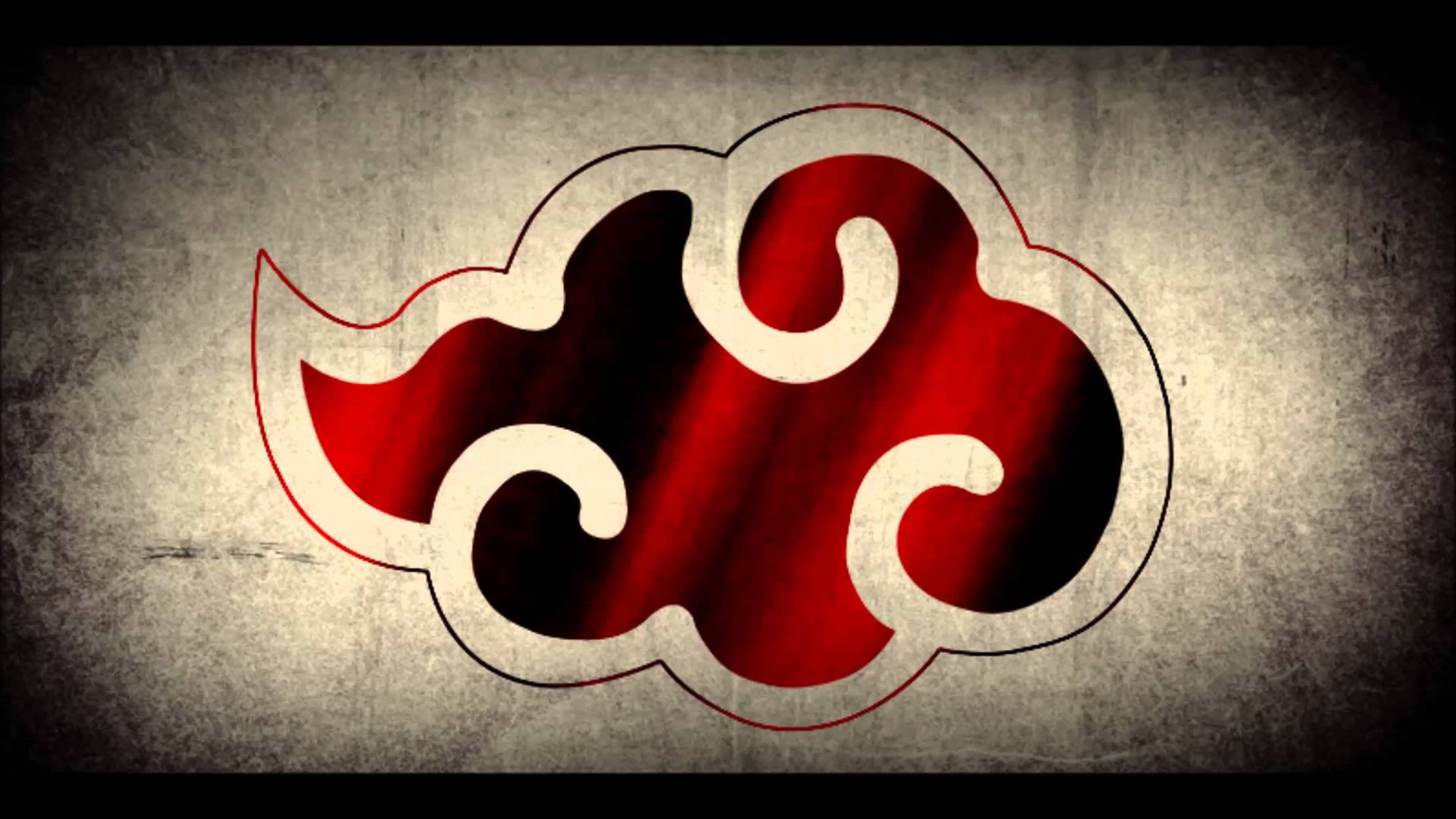 Logo ng Akatsuki sa Dalawang Kulay Wallpaper