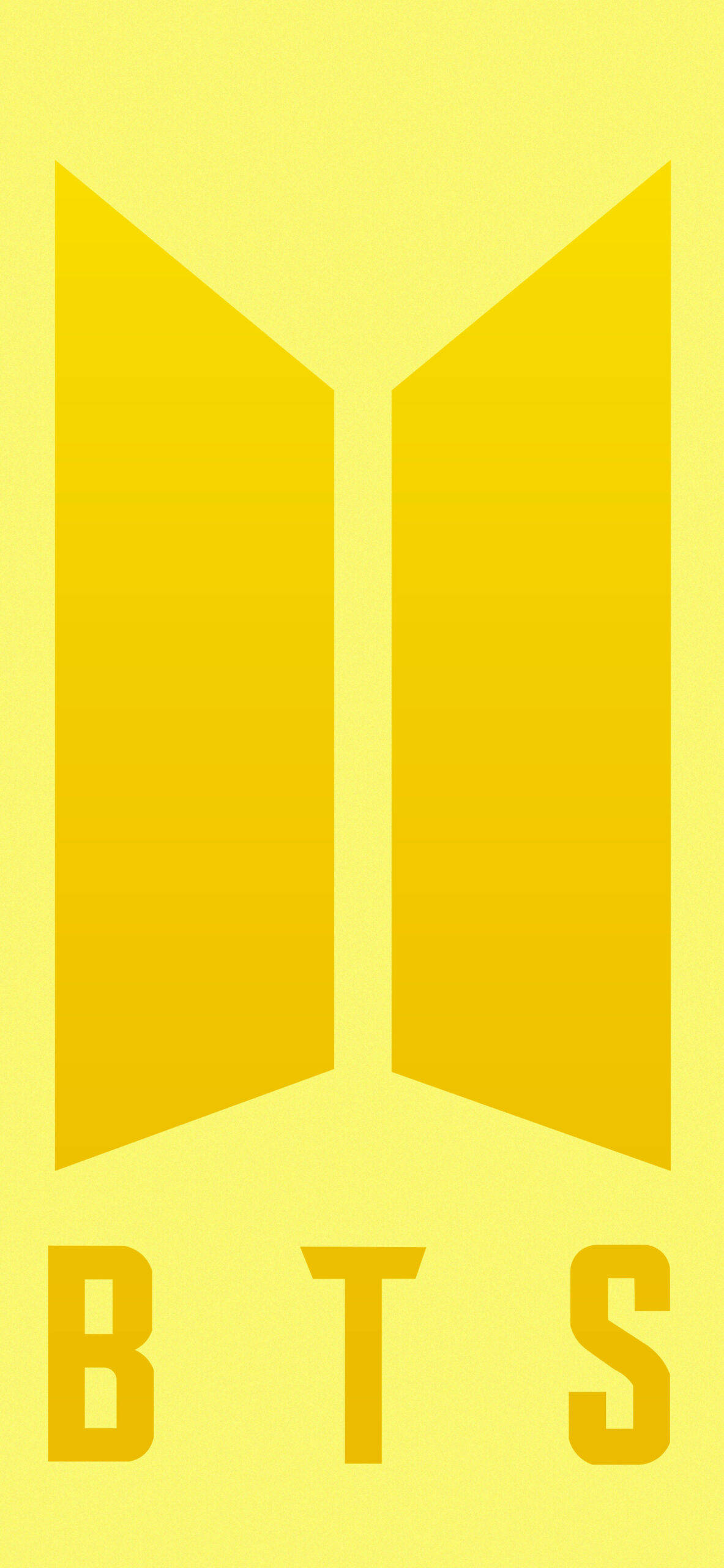 Logo ng BTS sa Dilaw Wallpaper