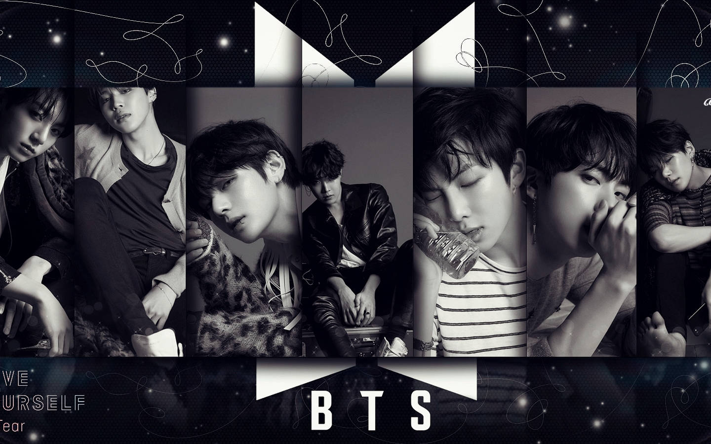 Logo ng BTS sa Love Yourself Tear Wallpaper