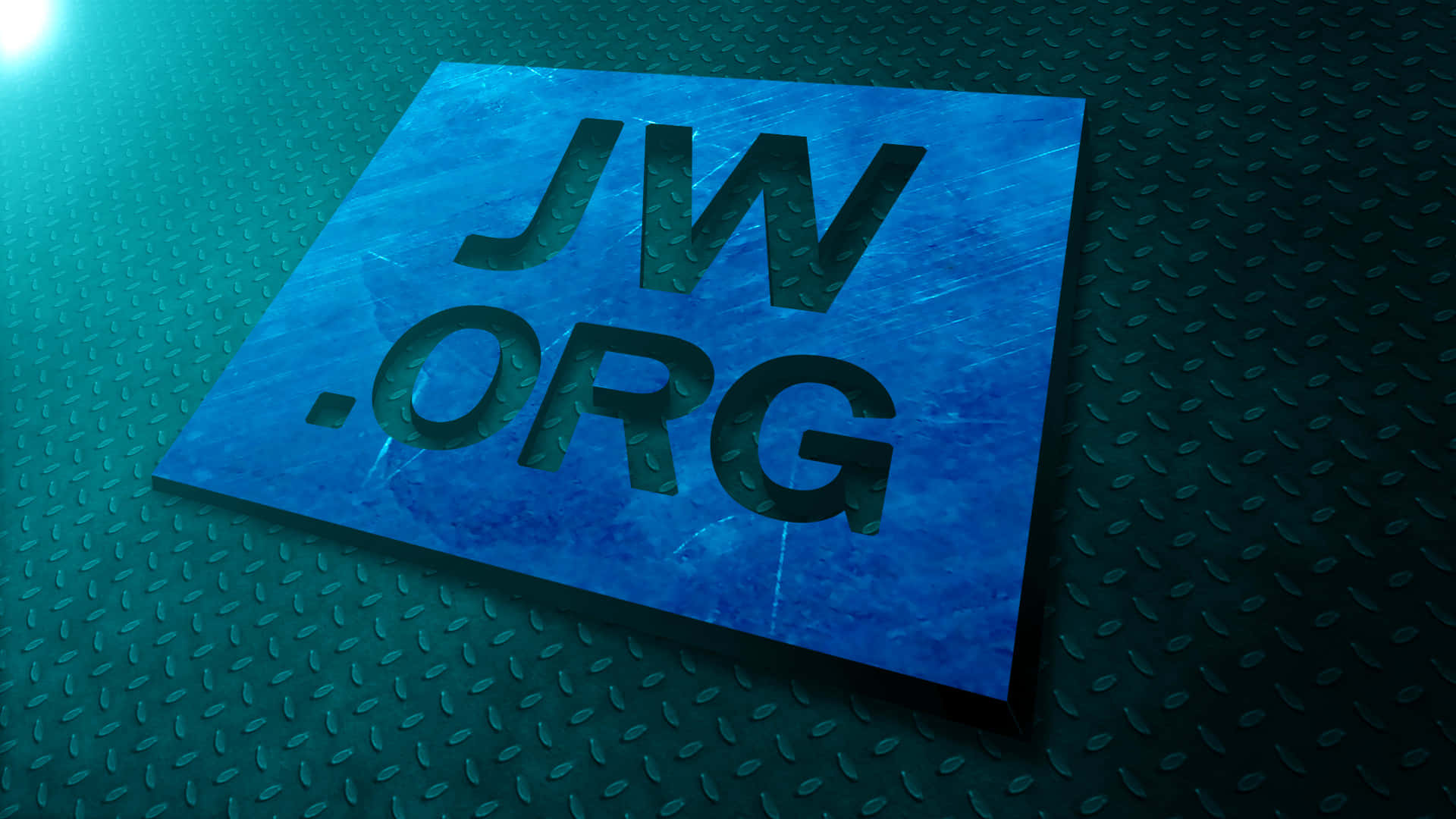 Logo ng JWorg sa Steel Plate Wallpaper
