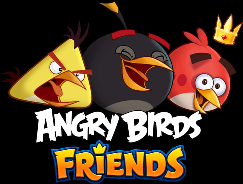 Logo ng Laro na Angry Birds Friends Wallpaper