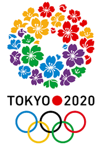 Logo ng Palarong Olimpiko sa Tokyo 2020 Wallpaper