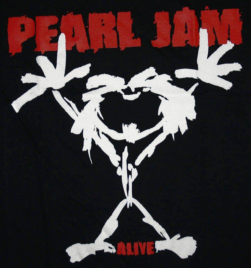 Logo ng Pearl Jam Rock Band Stickman Wallpaper