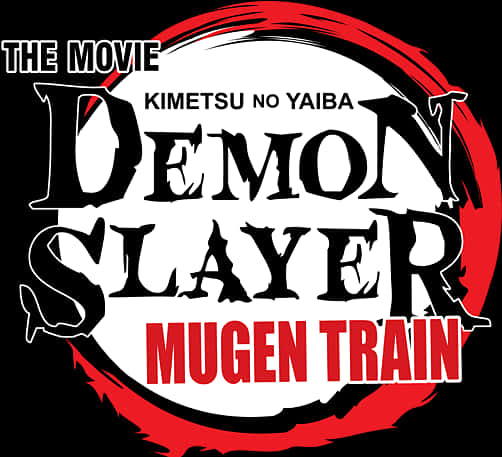 Logo ng Pelikulang Demon Slayer Mugen Train Wallpaper