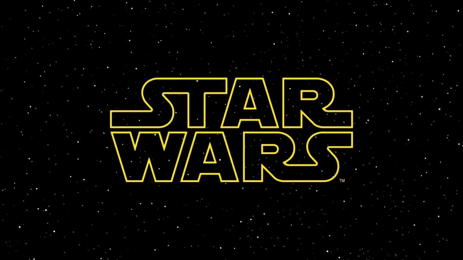 Logo ng Star Wars sa Maulap na Kalangitan Wallpaper