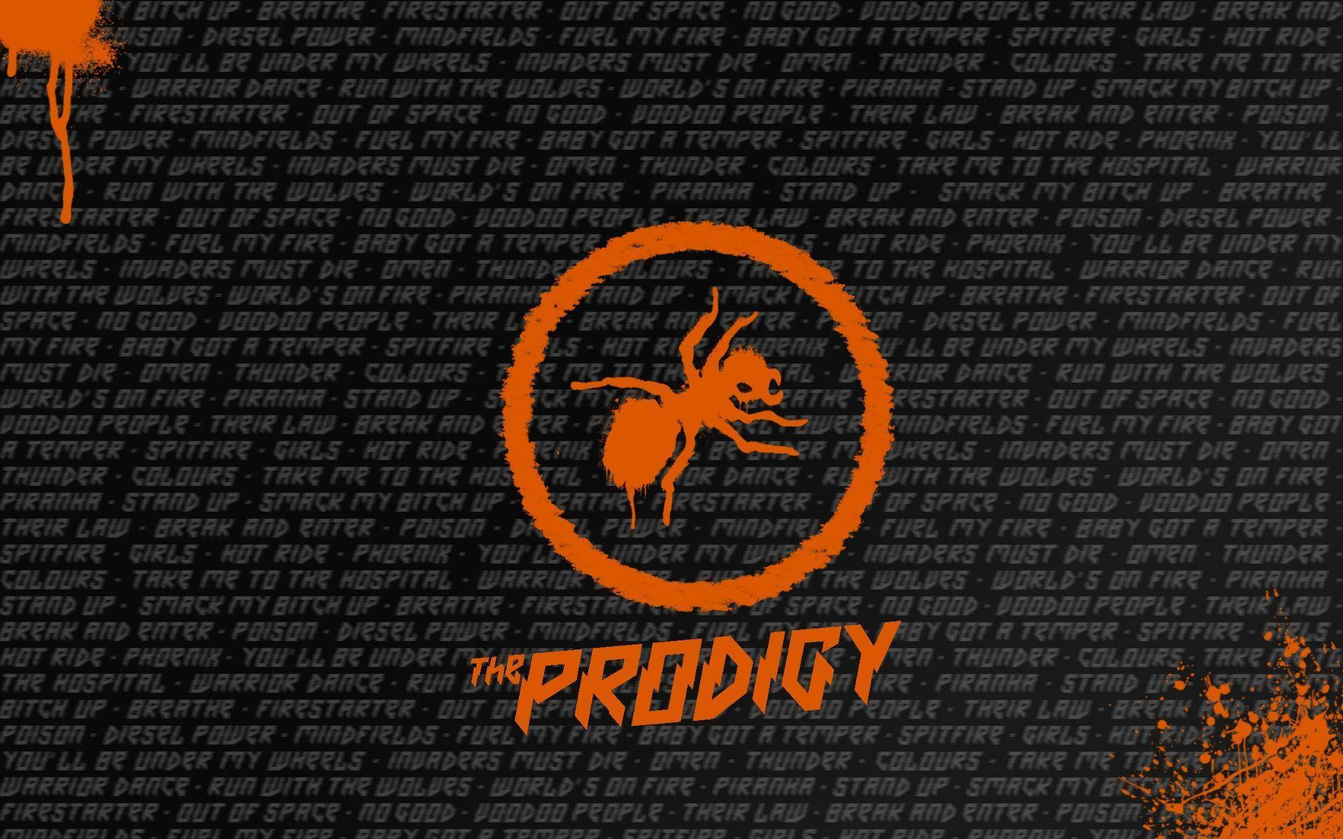 Logo ng The Prodigy Band Wallpaper