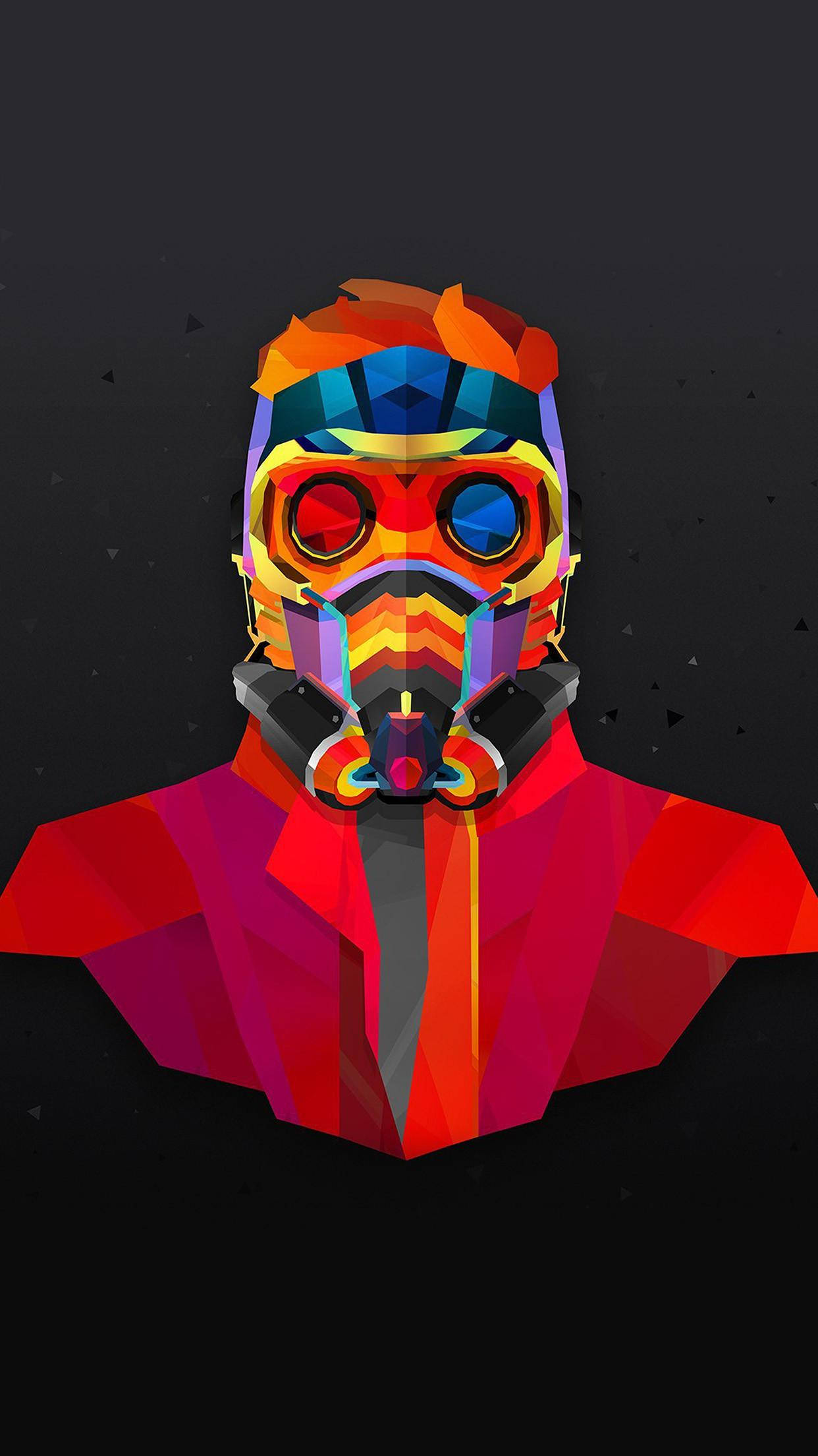 Logo ni Star Lord Marvel iPhone X Wallpaper