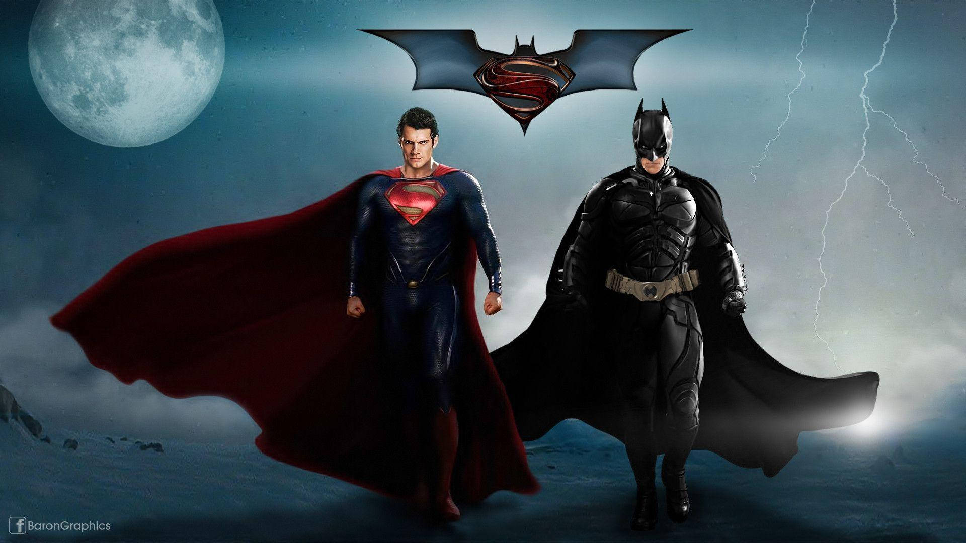 Logo nina Batman at Superman Wallpaper