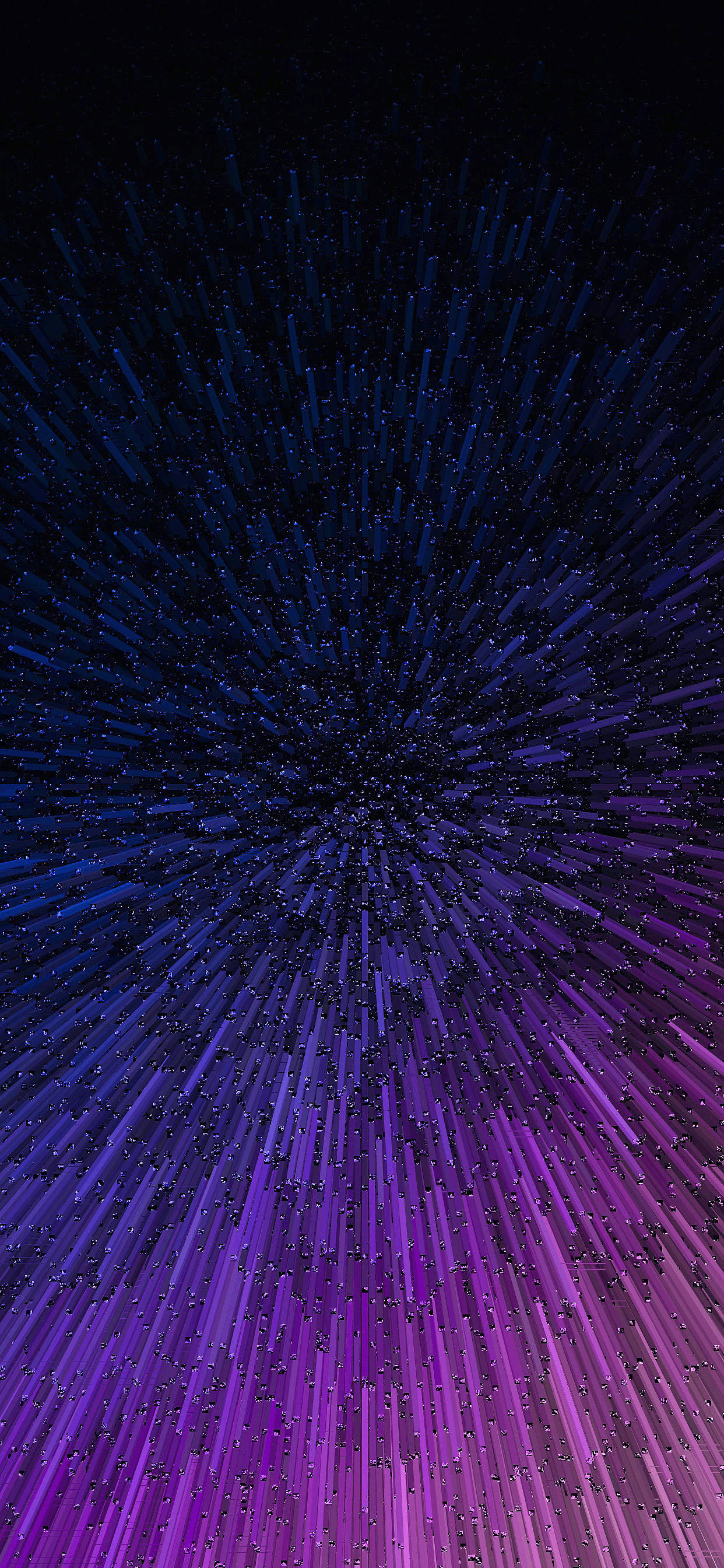 Long Colorful Raindrops iPhone Xs Wallpaper