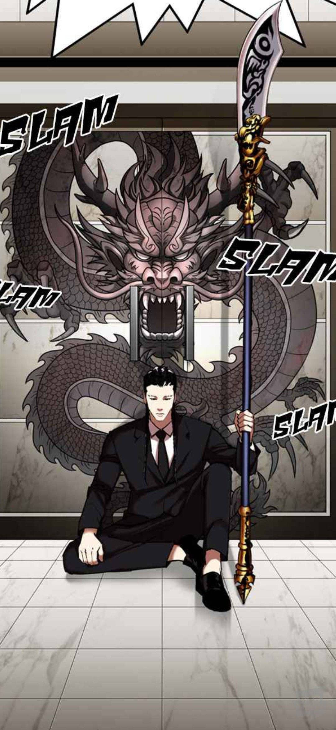 Lookism Xiaolong Gamit ang Armas Wallpaper