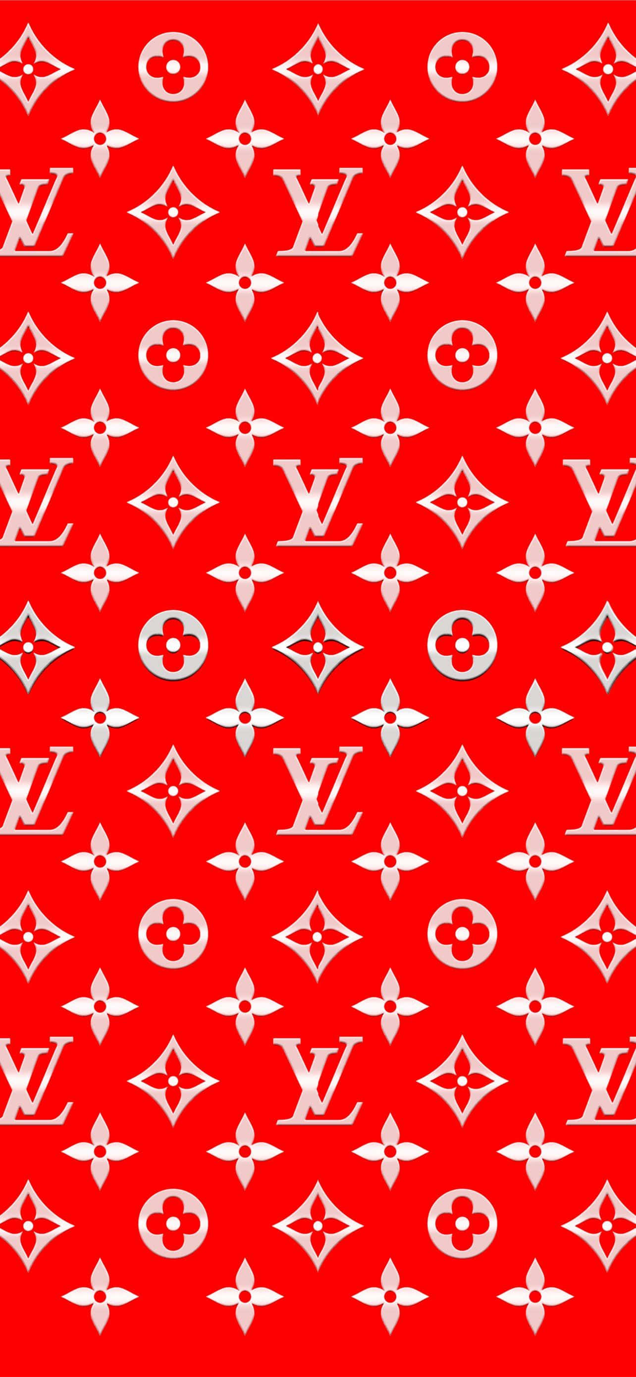 Ikonikong pattern ni Louis Vuitton. Wallpaper