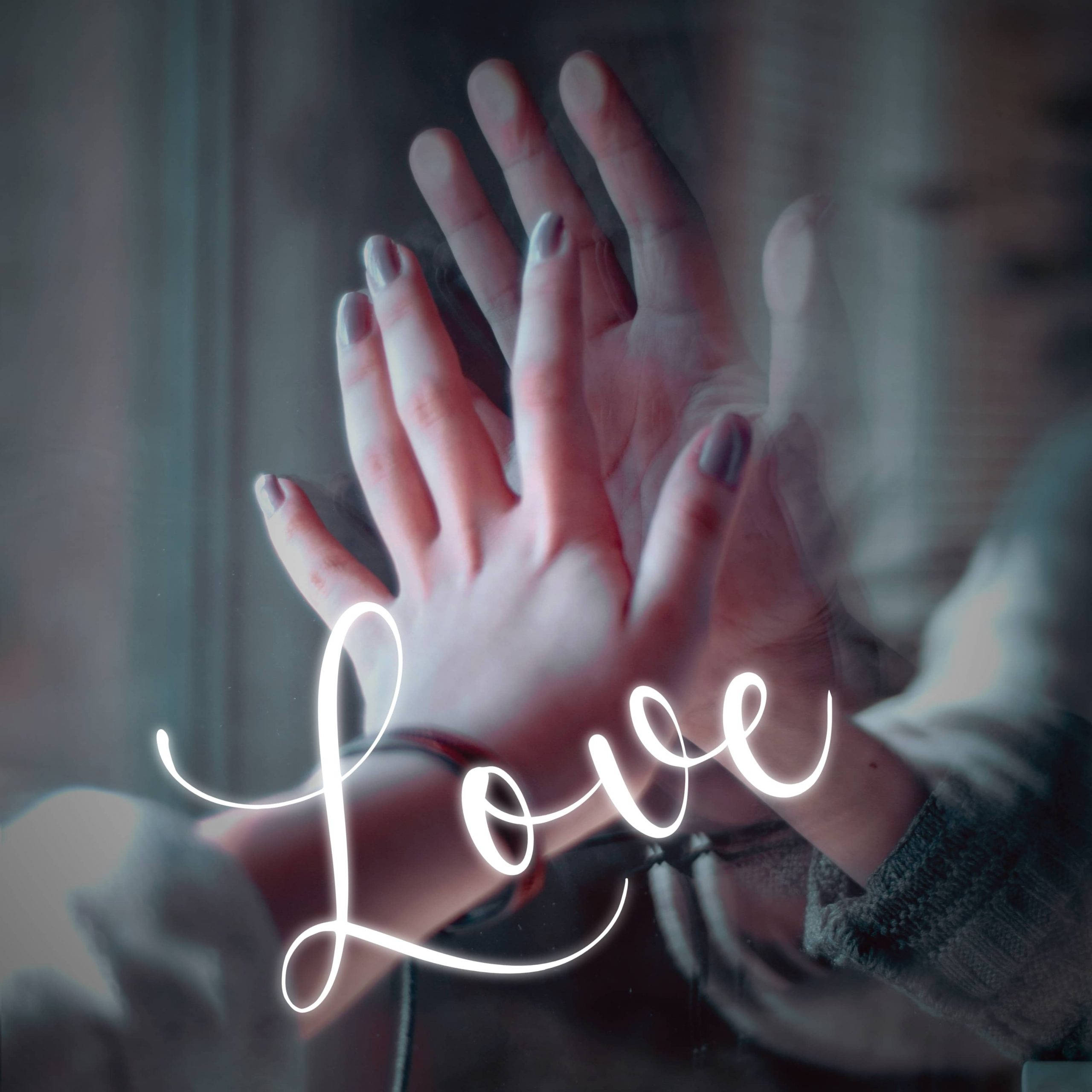 Love Hand para sa WhatsApp DP Wallpaper