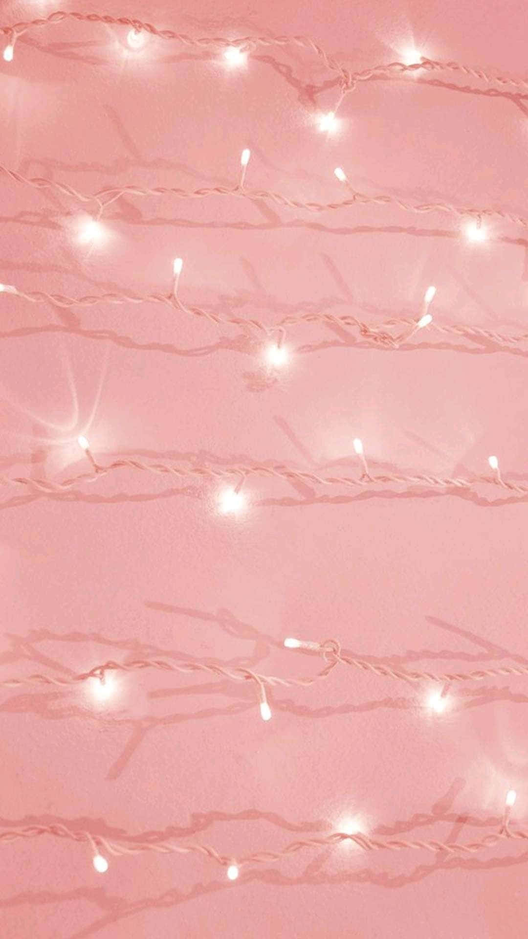 Lubog sa Mainit na Liwanag ng Rose Gold Aesthetic Background na Ito Wallpaper