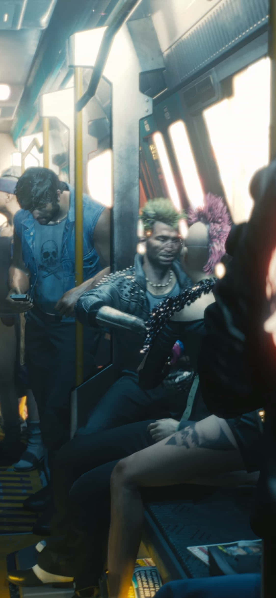 Lubog sa Mundo ng Cyberpunk 2077 Gamit ang Pixel 3XL Wallpaper