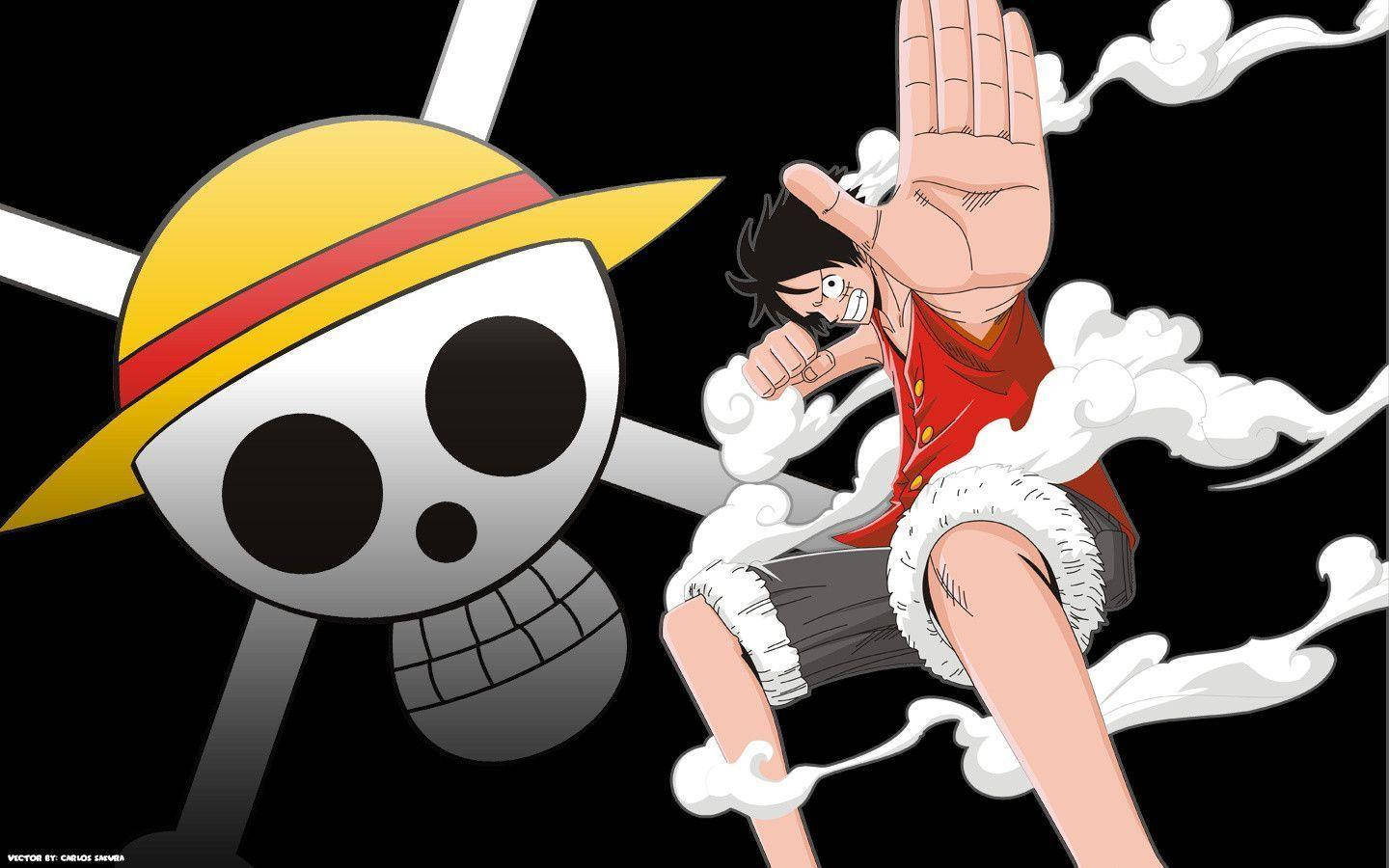 Luffy At Chopper Magkasama Wallpaper