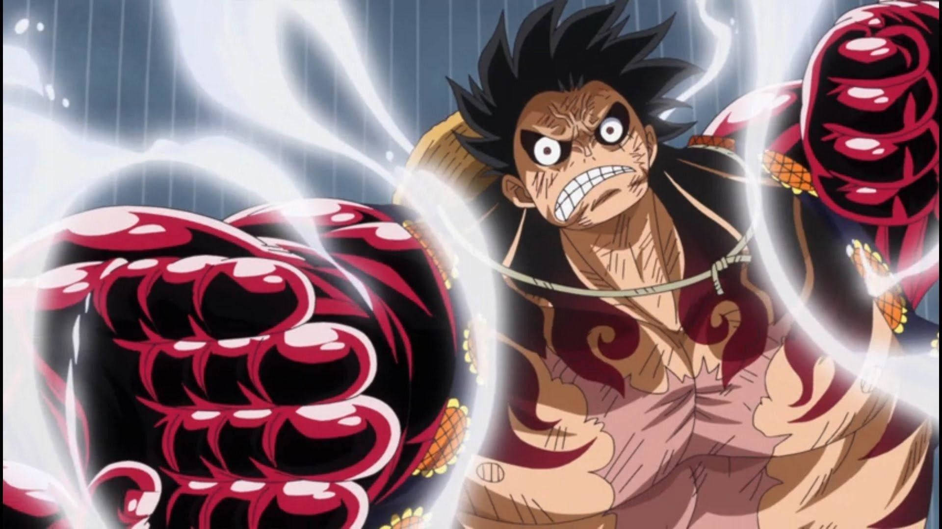 Luffy Gear 4 na Pahiwat na Mukha Wallpaper