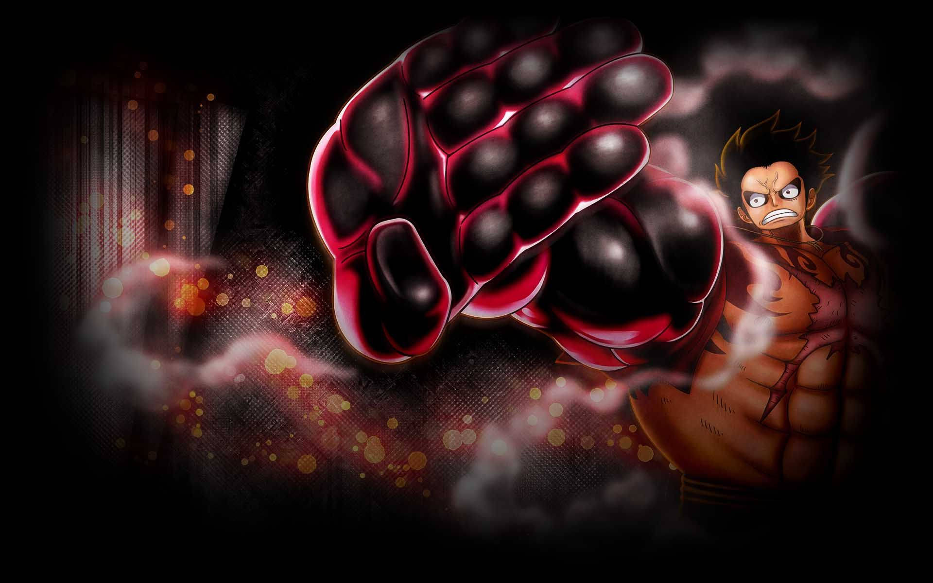 Luffy Gear 4 na Anyo ng Labanan Wallpaper