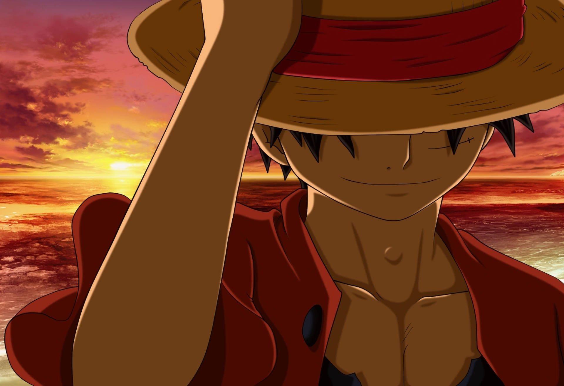 Luffy Mahiyaing Pirata Wallpaper