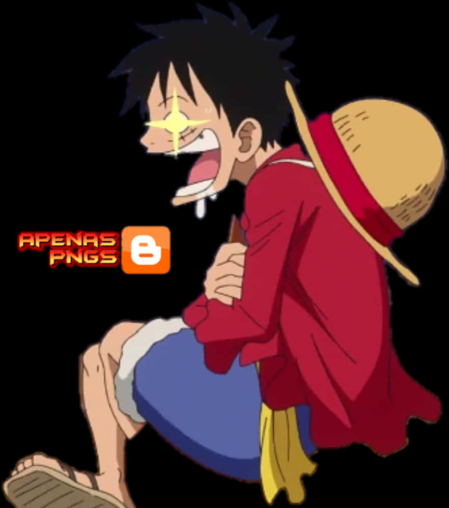 Luffy na Umiyak na Karakter ng One Piece Wallpaper