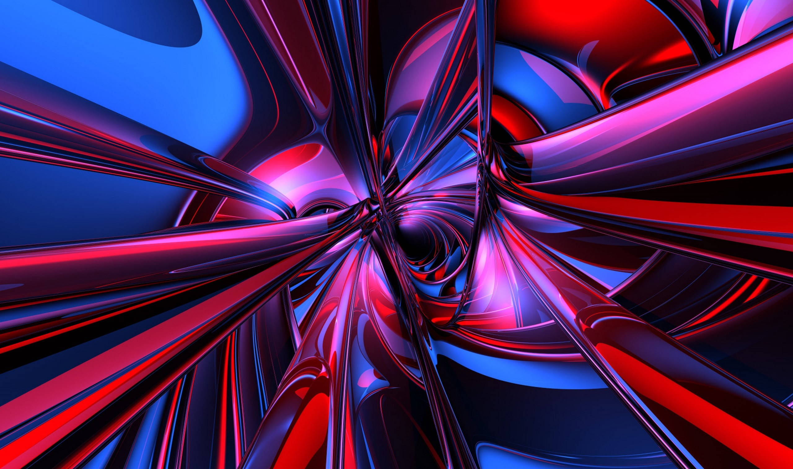 Lumikha ng Matatapang na Disenyo Gamit ang Iba't Ibang Kulay na Abstract na mga Linya Wallpaper