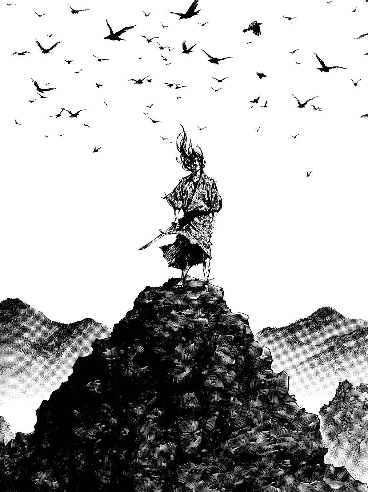 Lumilipad na mga Uwak sa Vagabond Wallpaper