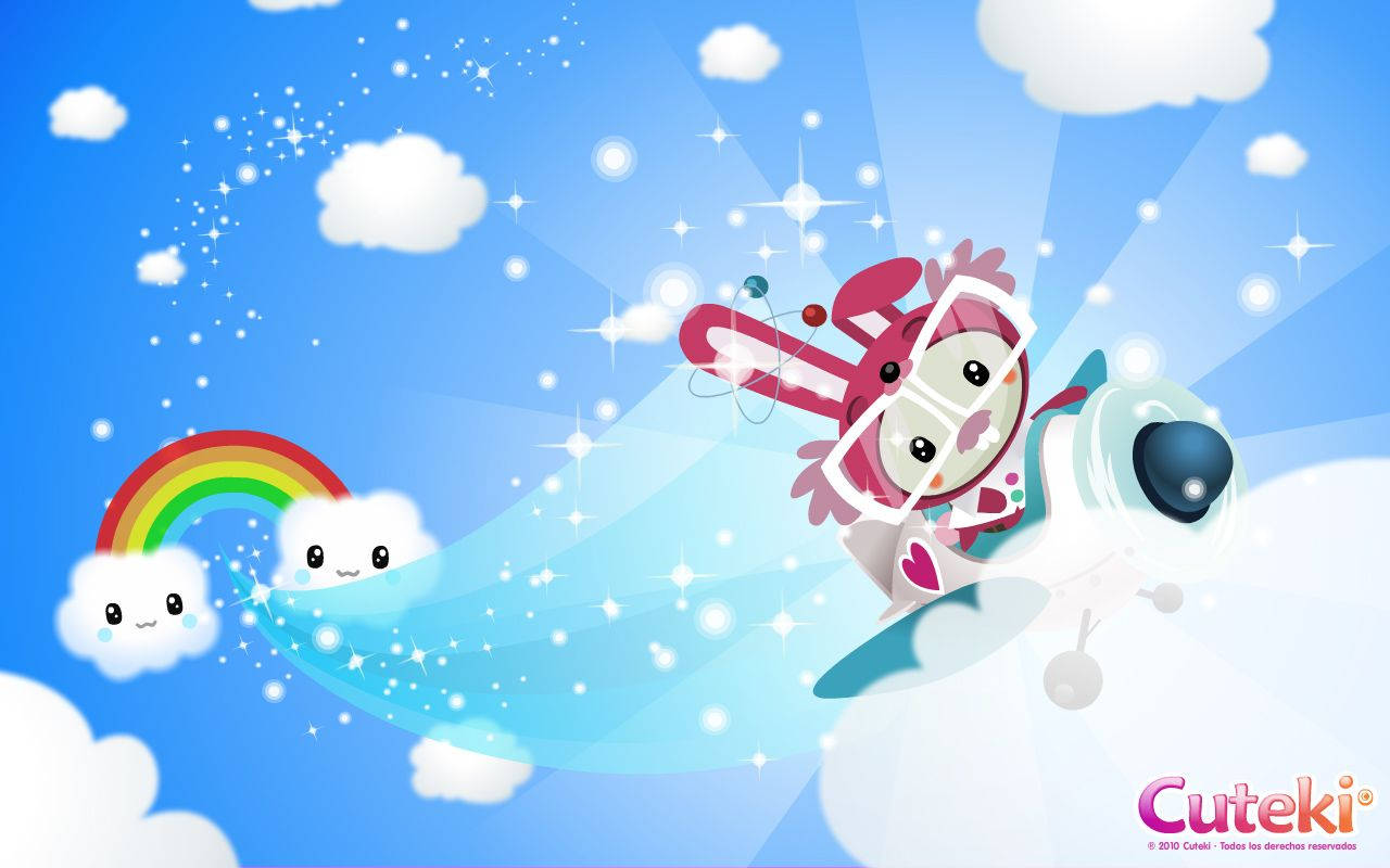 Lumipad nang Mataas kasama ang Cuteness! Wallpaper