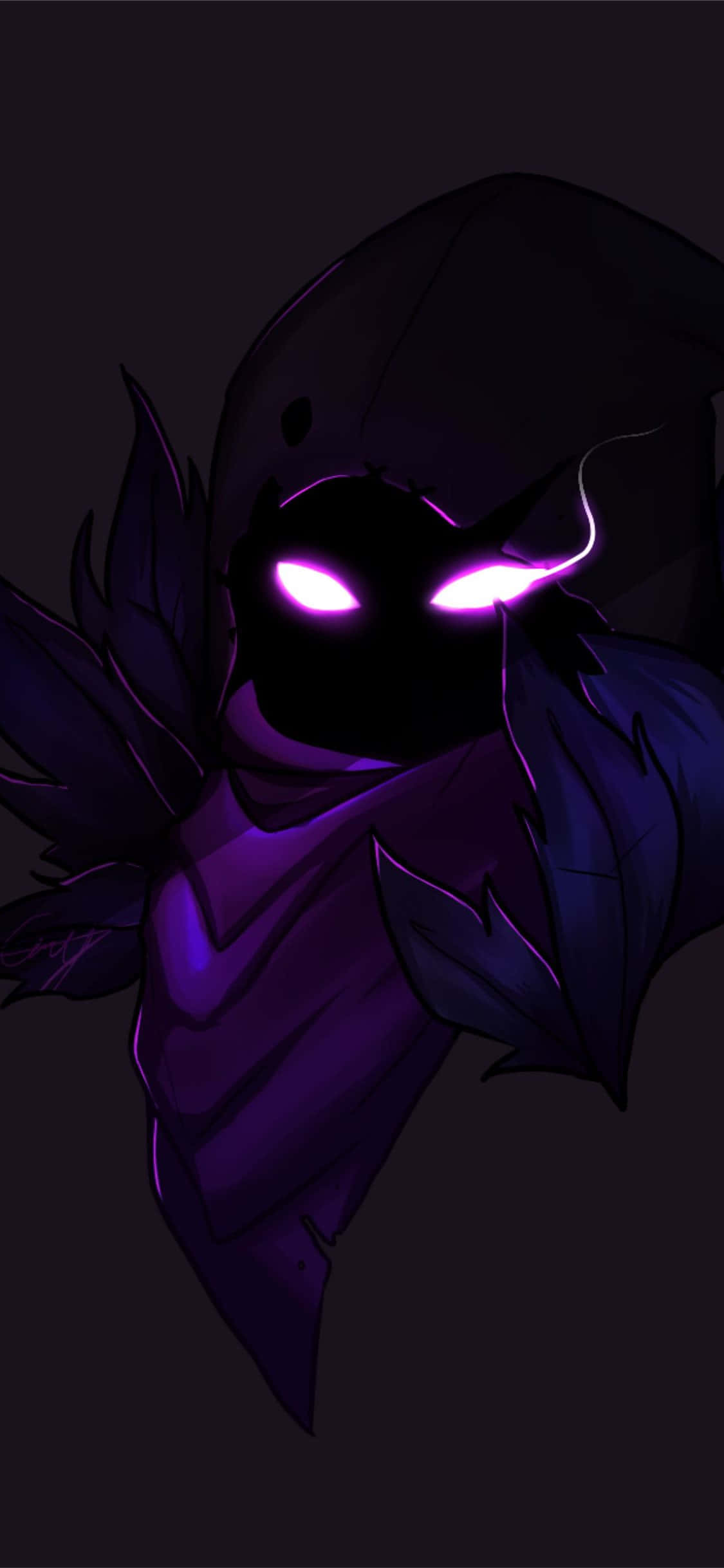Lumipad ng Walang Takot kasama ang Raven Fortnite Skin Wallpaper