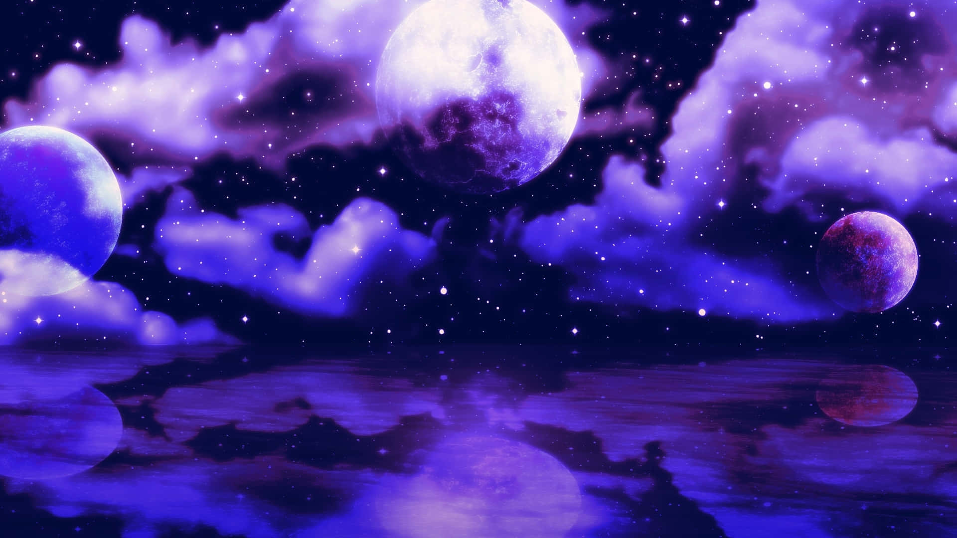 Lumipad sa kalangitan ng gabi kasama ang Midnight Wallpaper
