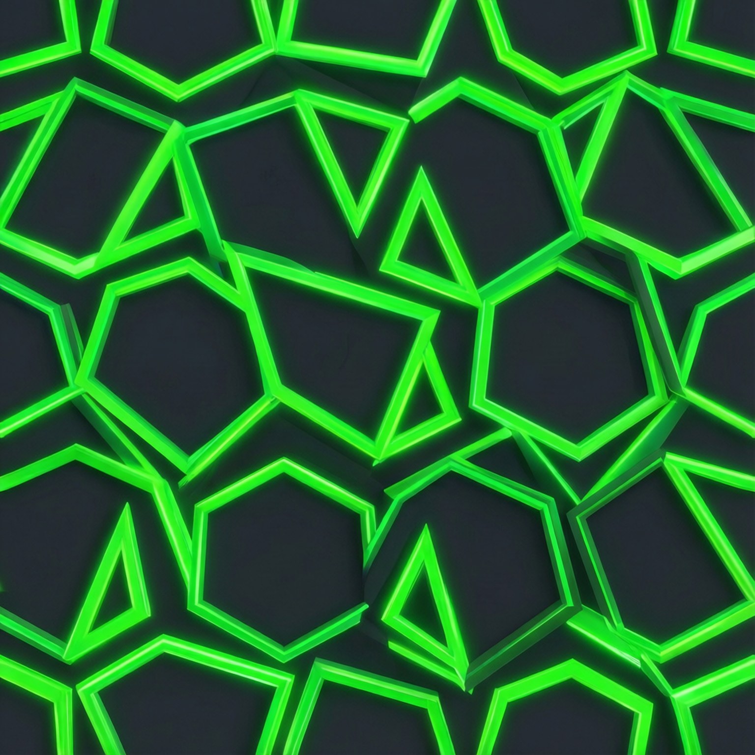 Luntiang Heometriko Wallpaper