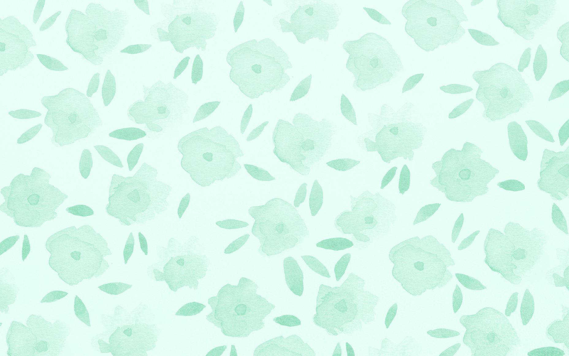 Luntiang Pastel na Bulaklak Wallpaper