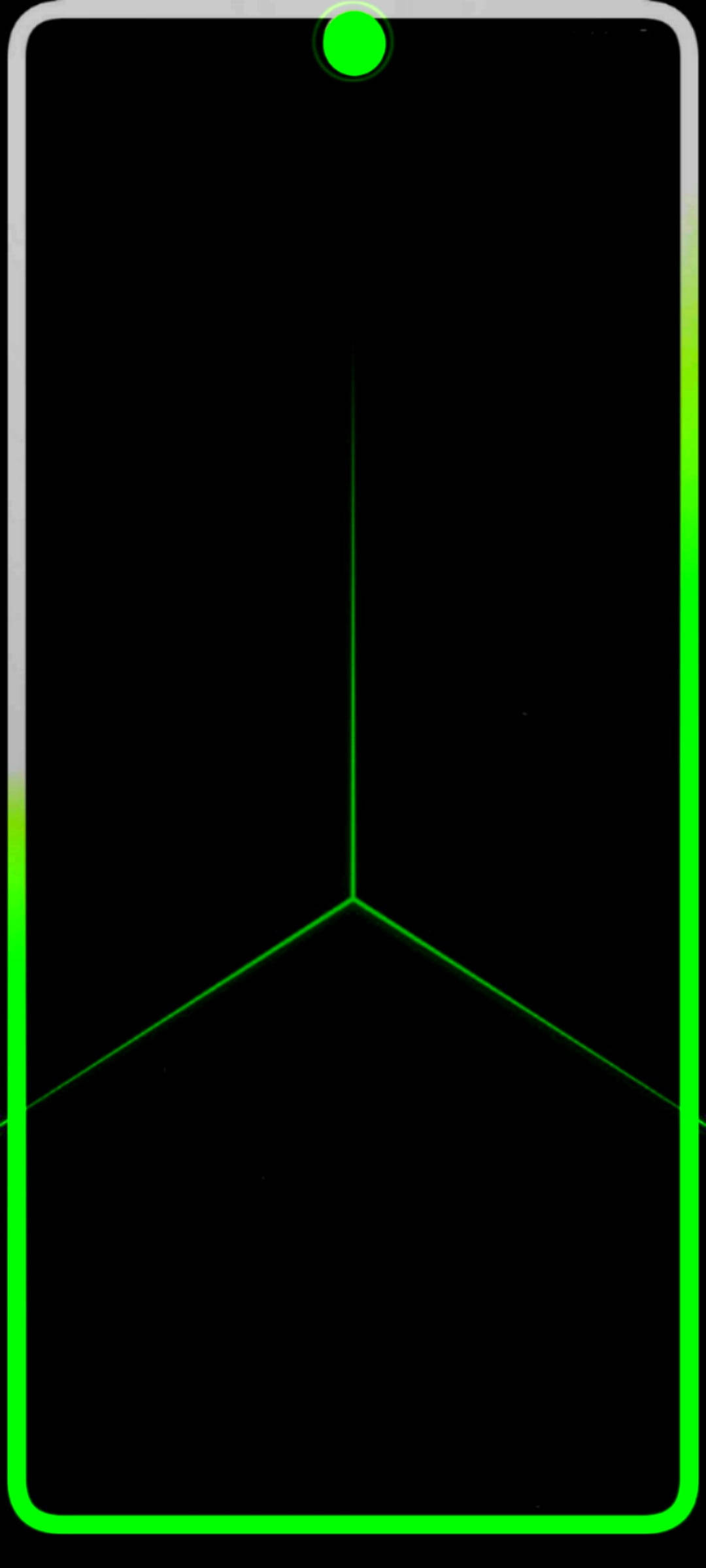 Luntiang Pattern na May Butas sa Gitna Wallpaper