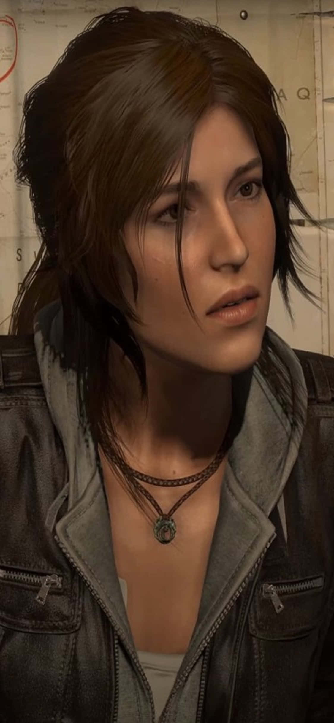 Lupigin ang hindi mapapatawad na lupain ng Shadow Of The Tomb Raider sa iyong iPhone X Wallpaper