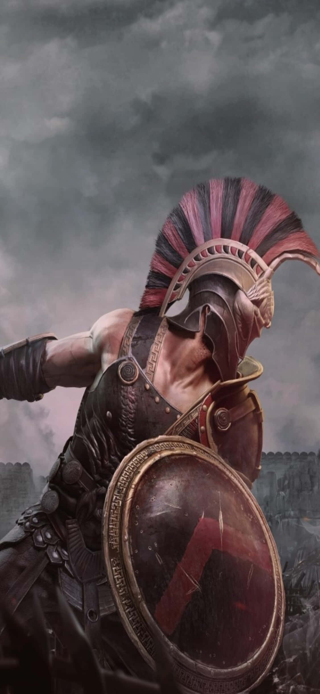 Lupigin ang iyong mga kaaway at maghari sa mundo sa Total War Rome 2 sa iyong iPhone Xs Wallpaper
