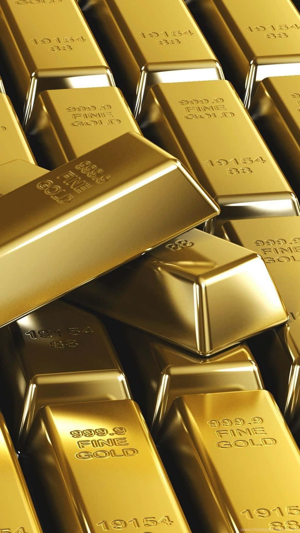 Luxury Gold Bars Background Wallpaper