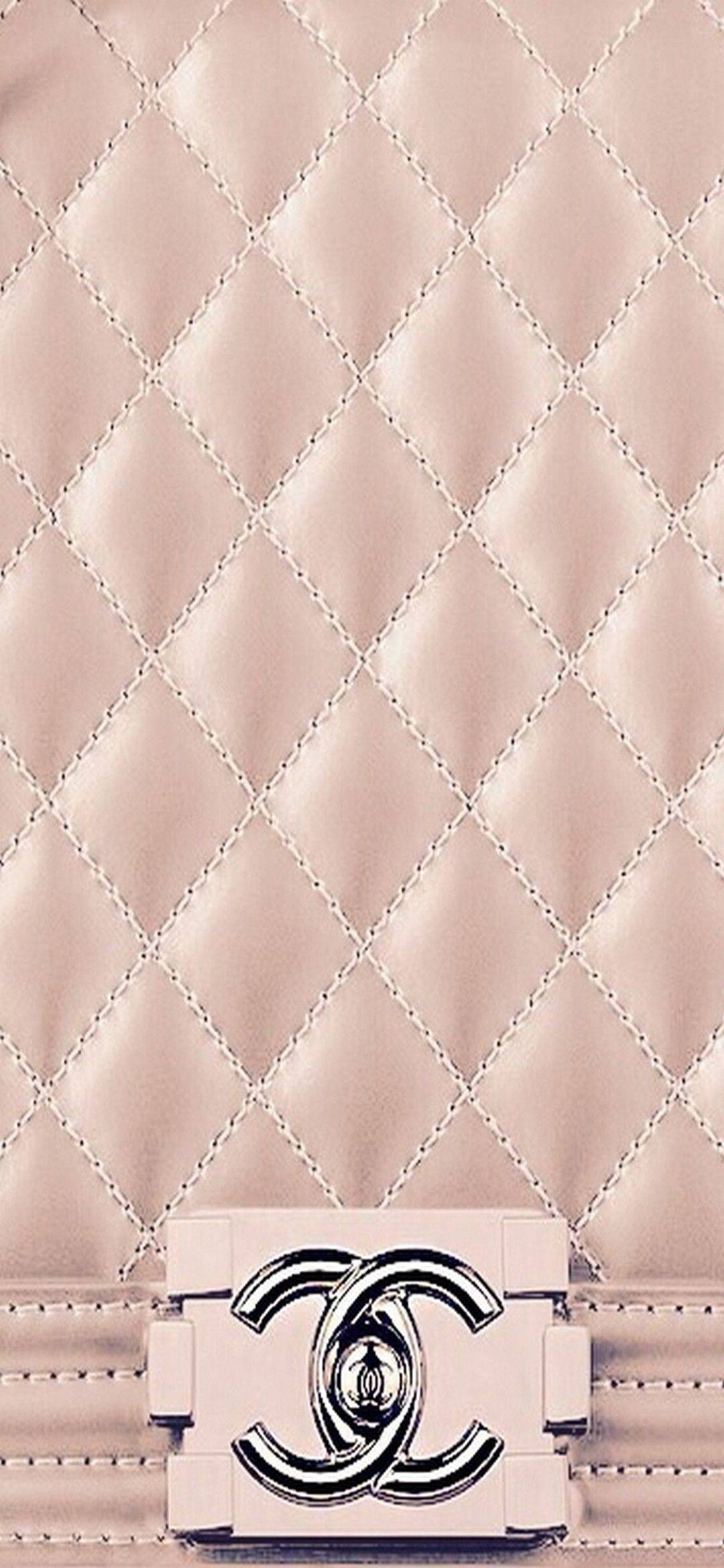 Luho na Rosang Gintong Balat na Tahi ng Diyamanteng Pattern Wallpaper