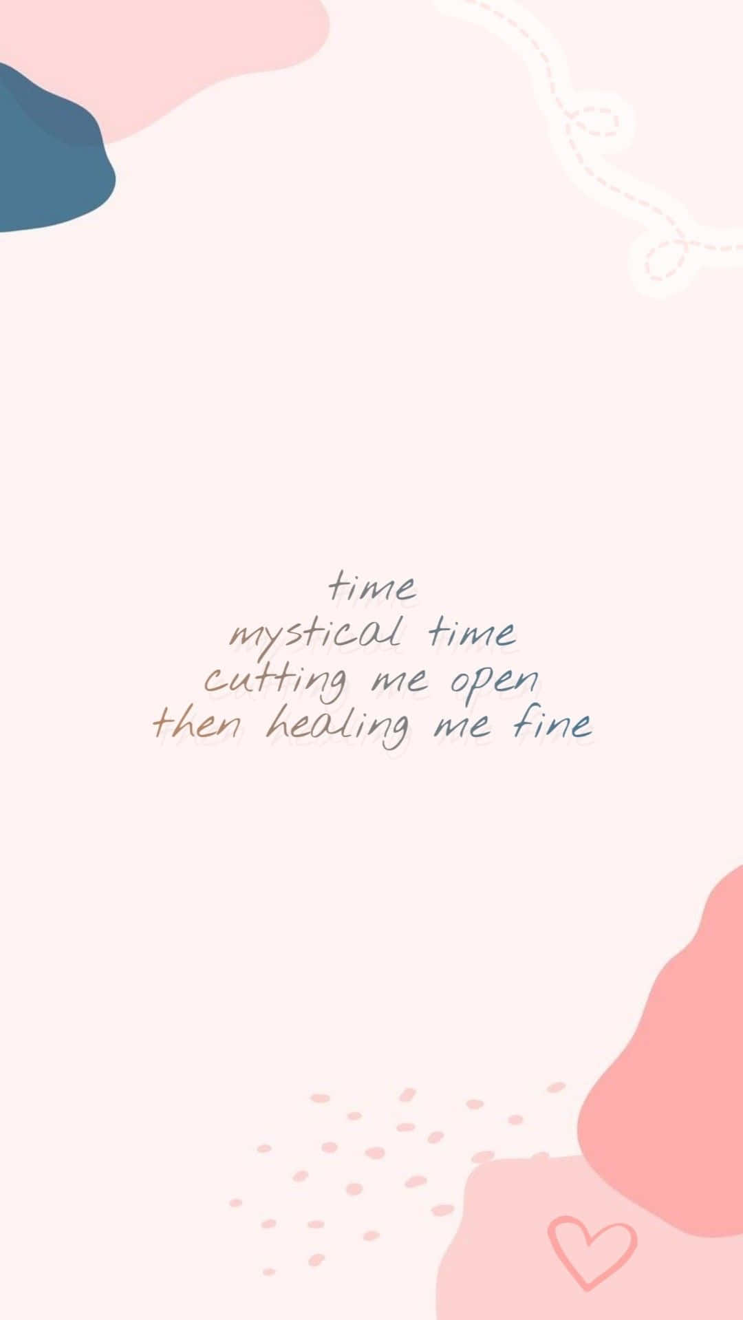 Lyrics ng Invisible String ni Taylor Swift Wallpaper