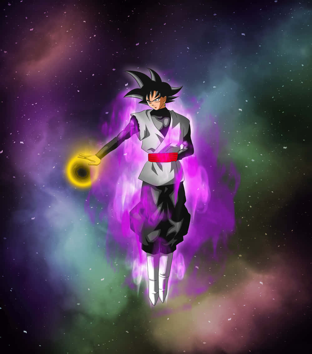 Maabot ang Iyong Buong Potensyal bilang Goku Black Wallpaper
