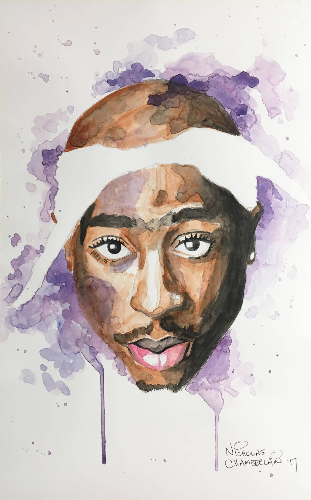 Maalamat na Rapper na si Tupac Shakur Wallpaper