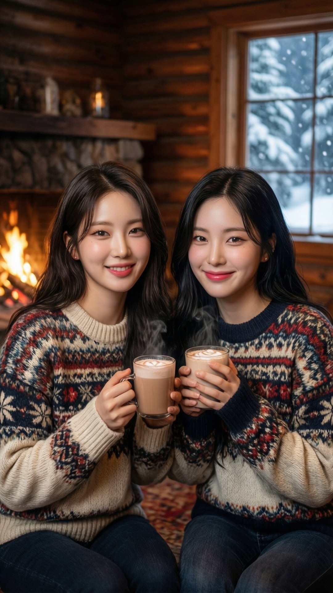 Maaliwalas na Taglamig TWICE Wallpaper