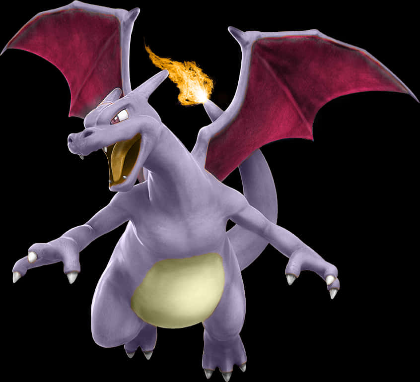 Maapoy na Hininga ni Charizard Wallpaper
