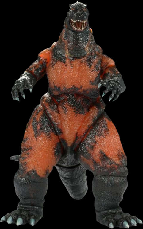 Mabangis na Pigura ng Godzilla Wallpaper
