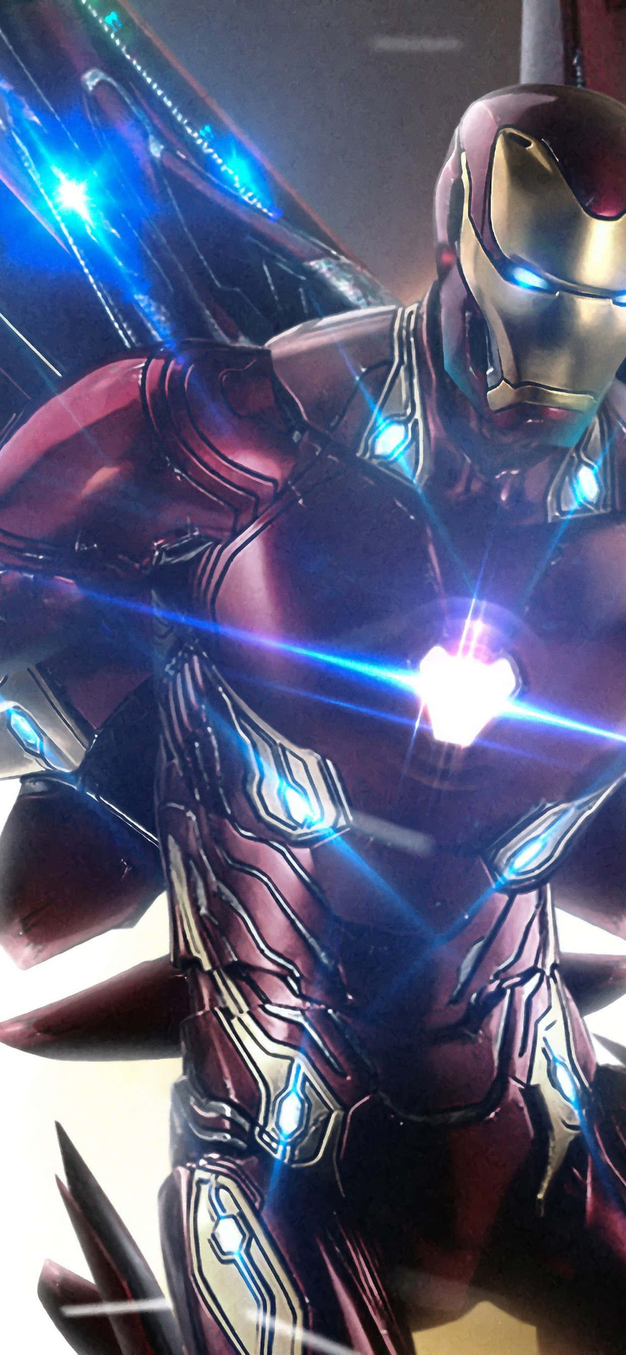 Mabuhay na parang isang bilyonaryong playboy philanthropist gamit ang Iron Man edisyon ng iPhone X. Wallpaper