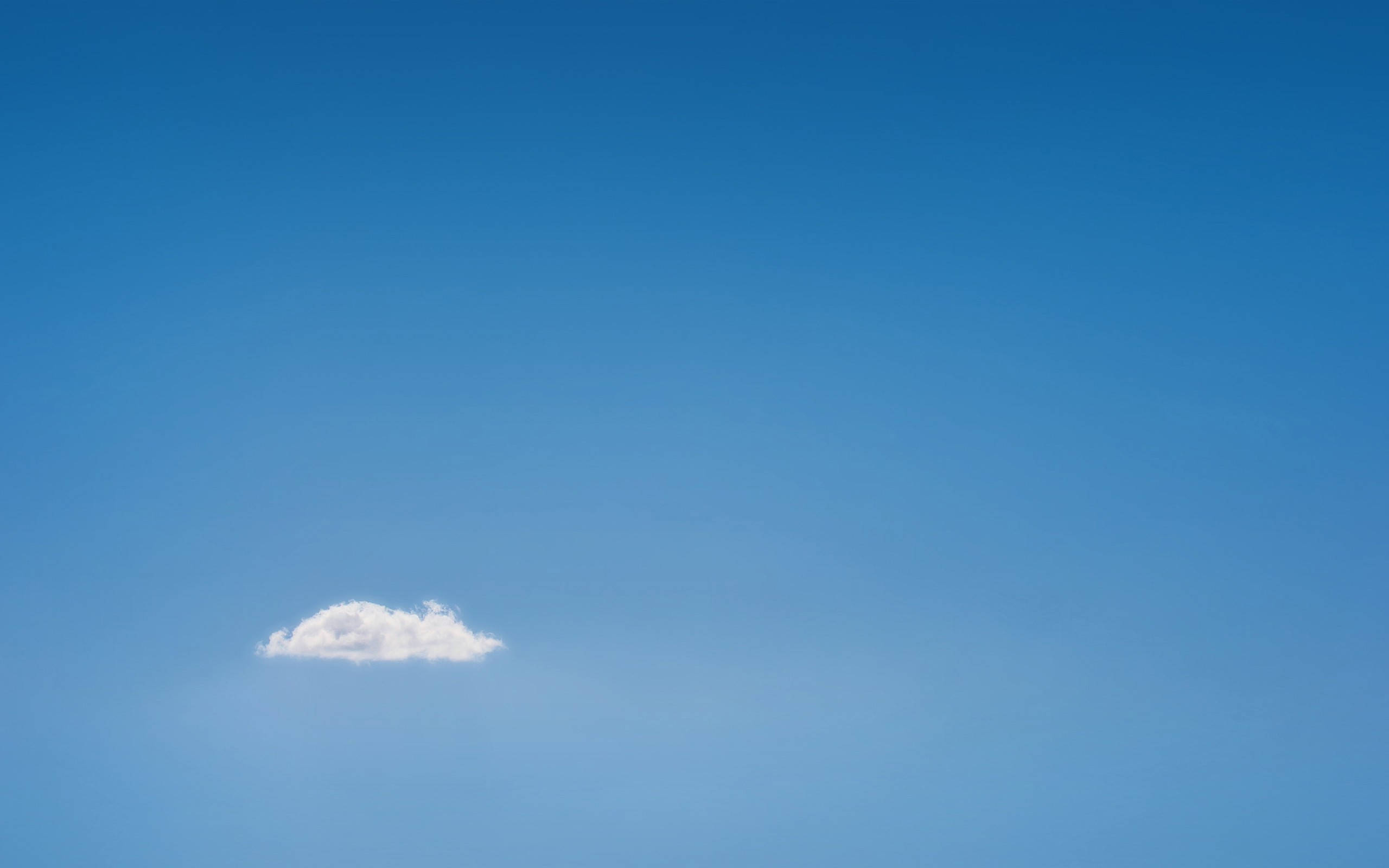 MacBook Air Lonely Cloud Wallpaper