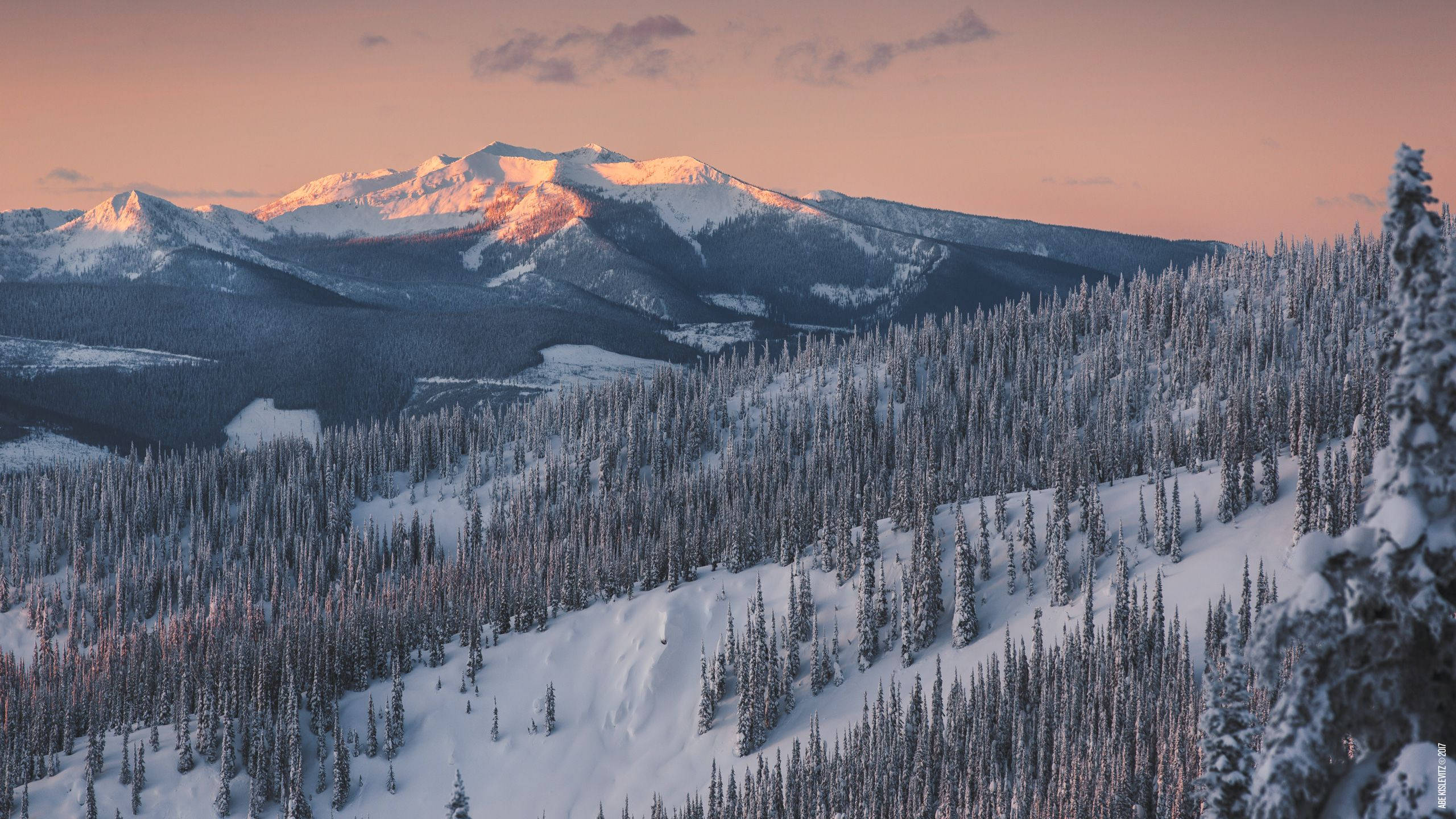 MacBook Pro Snowy Mountain Range HD Wallpaper