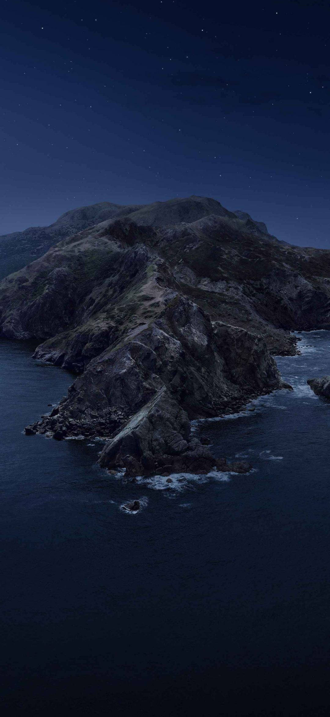 macOS Catalina Deep Blue Sky Wallpaper