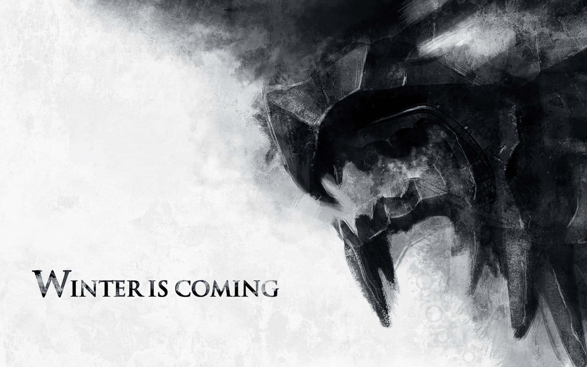 Madilim at Mausok na Logo ng House Stark Wallpaper