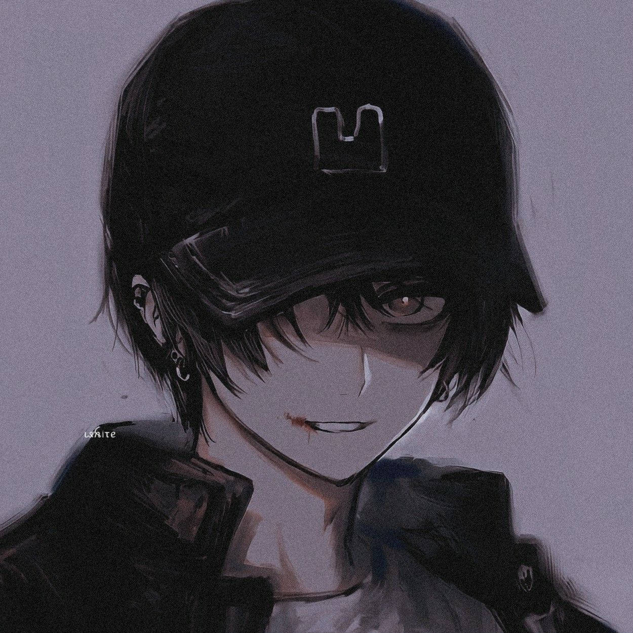 Madilim na Astig na Anime na Profile Picture Wallpaper