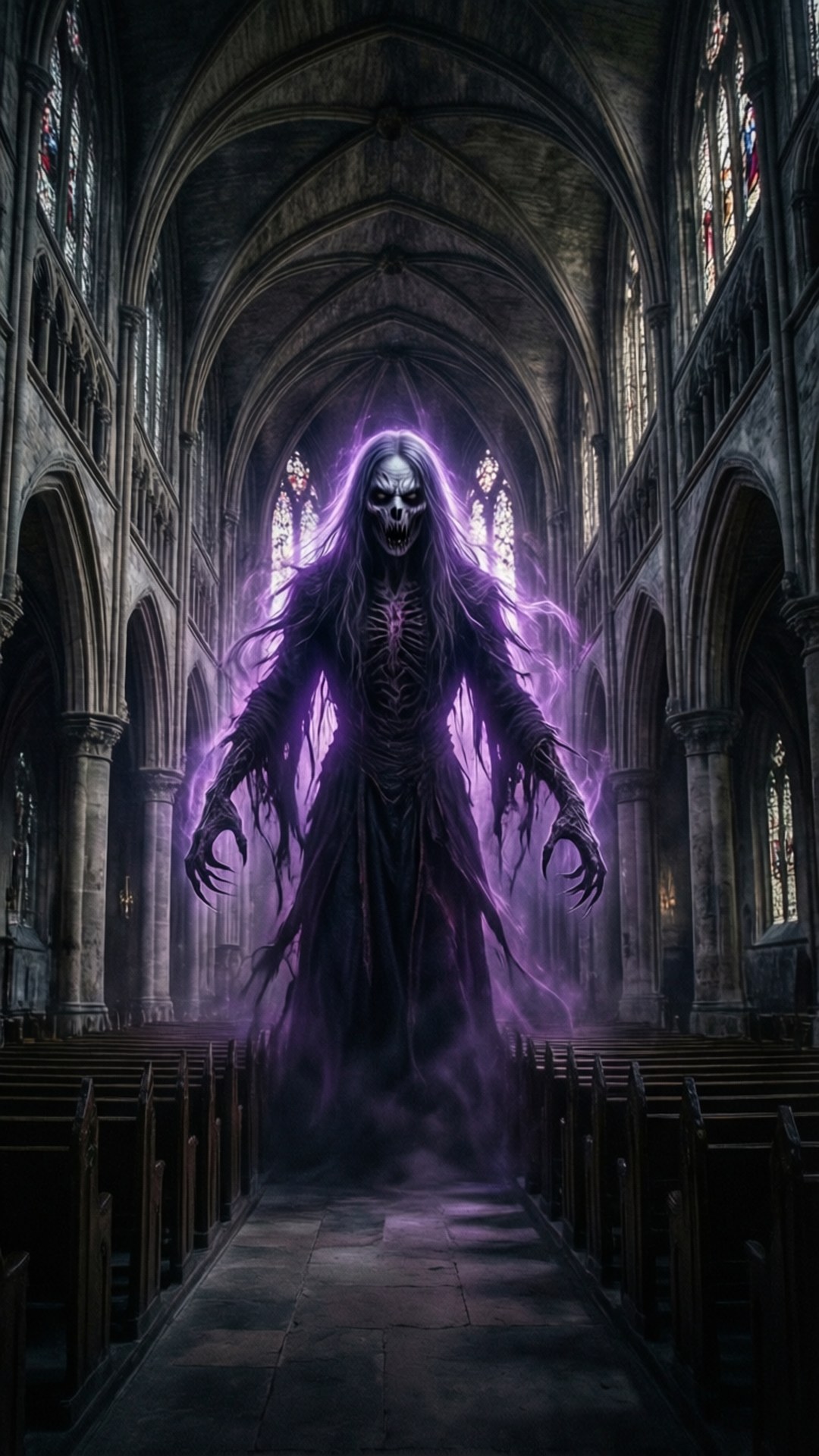Madilim na Katedral ni Omen Wallpaper