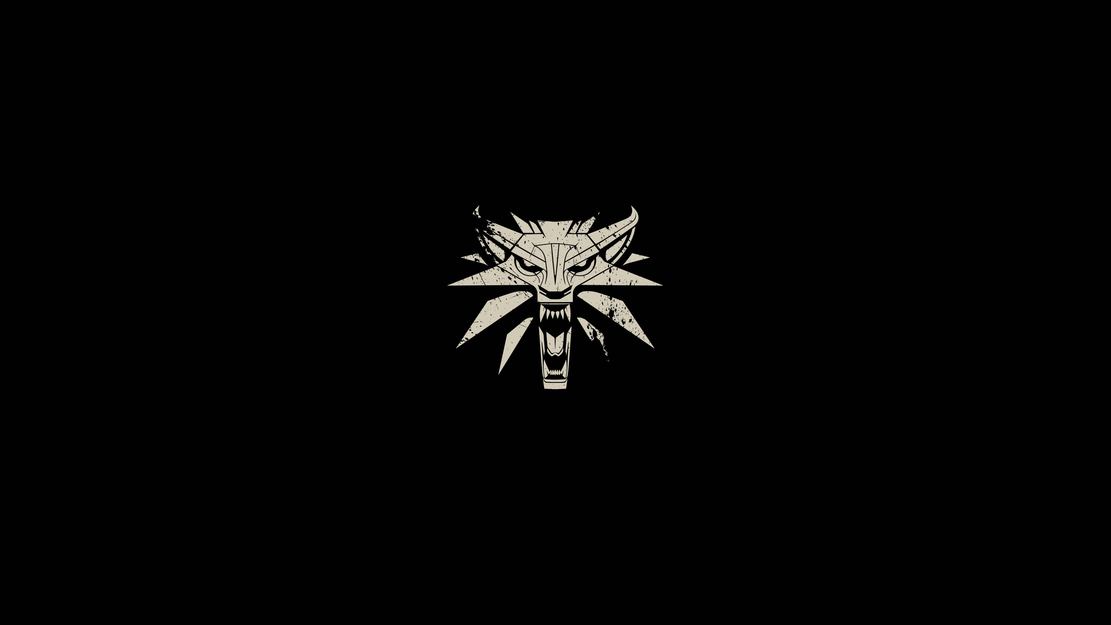 Madilim na Minimalistang Umaatungal na Leon Wallpaper
